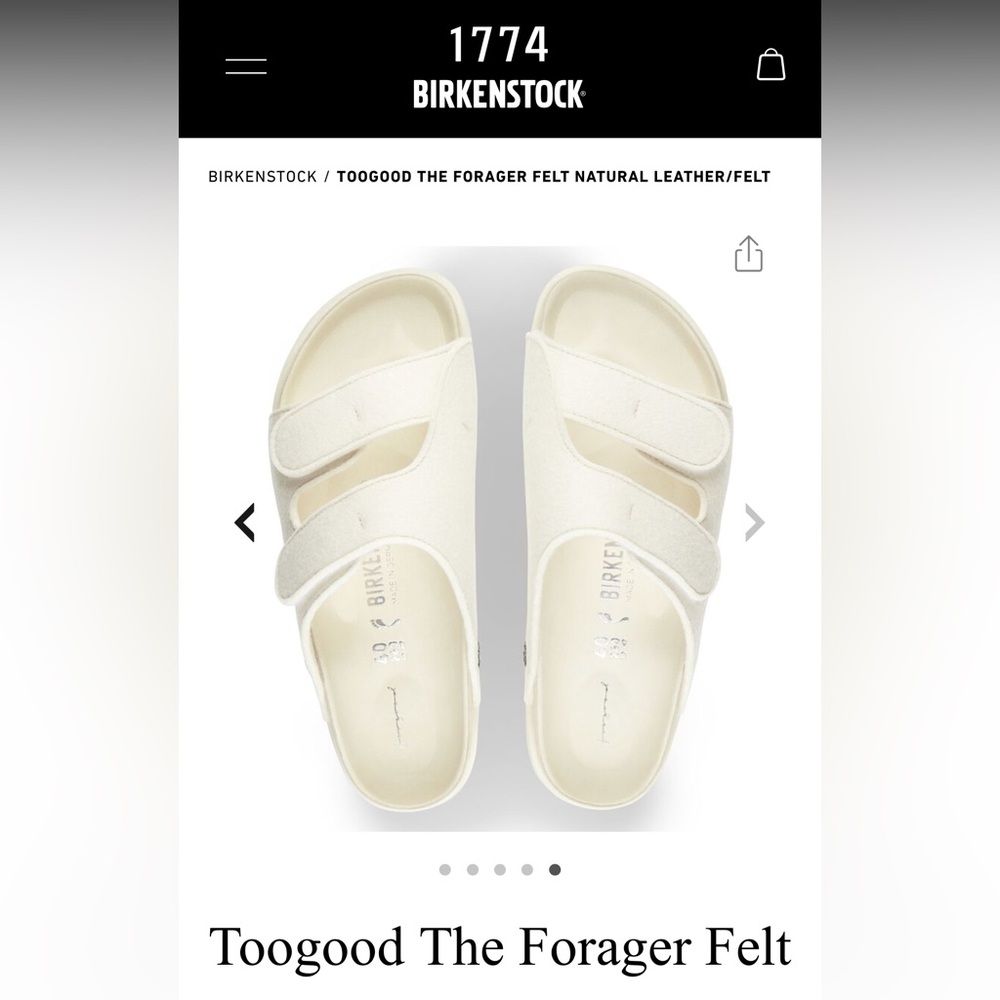 BIRKENSTOCK TOOGOOD THE FORAGER FELT NATURAL LEATHER/FELT